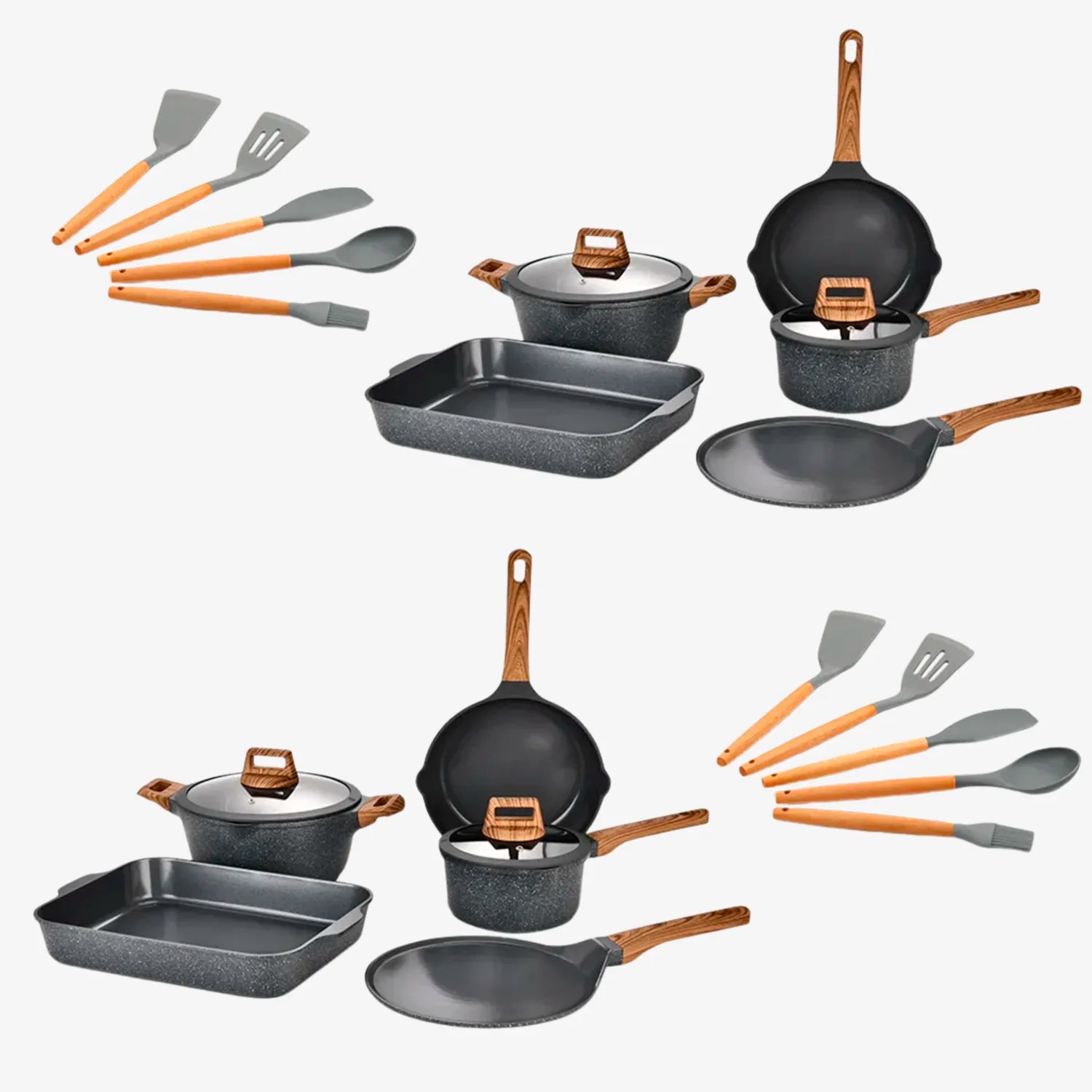 2 Baterías de cocina Sofía Ceramic (24 piezas)