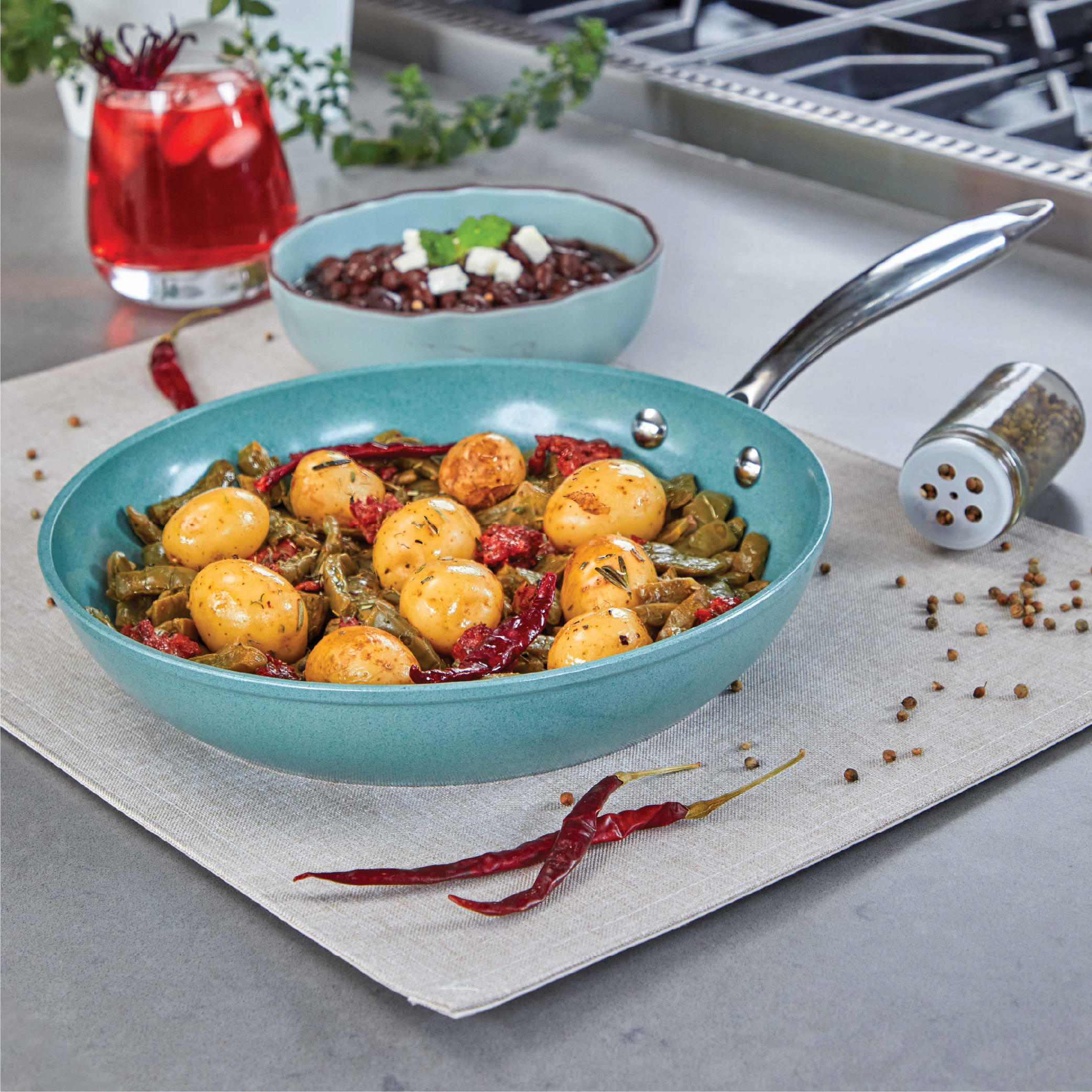 Batería de cocina Jade Chef +Plus 22 piezas