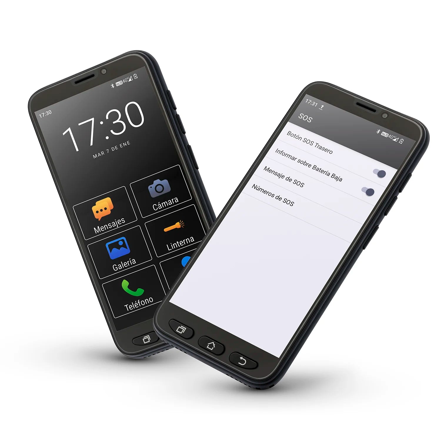 Cellallure Bienestar Smart Teléfono celular para adultos mayores