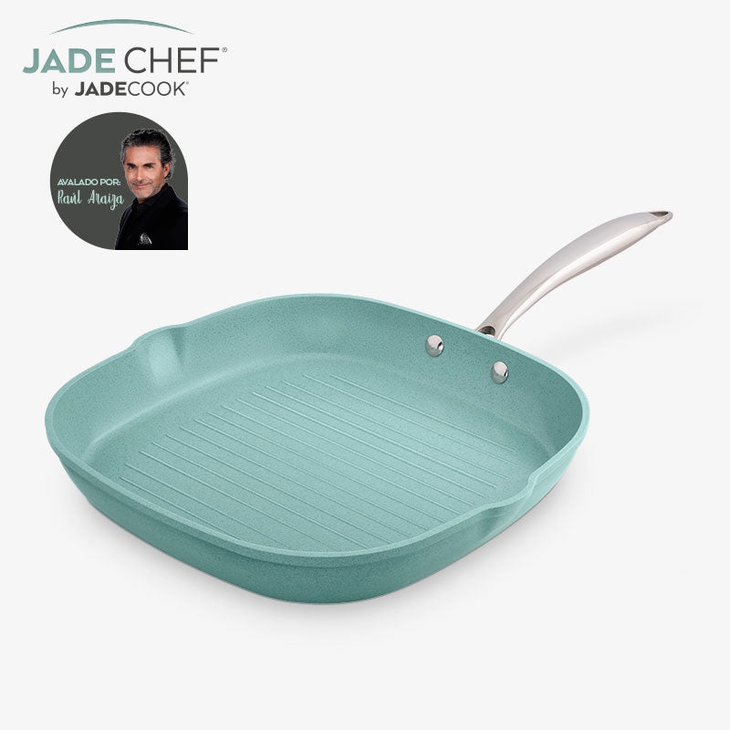 Batería Jade Chef + Licuadora + Cuchillos + Grill