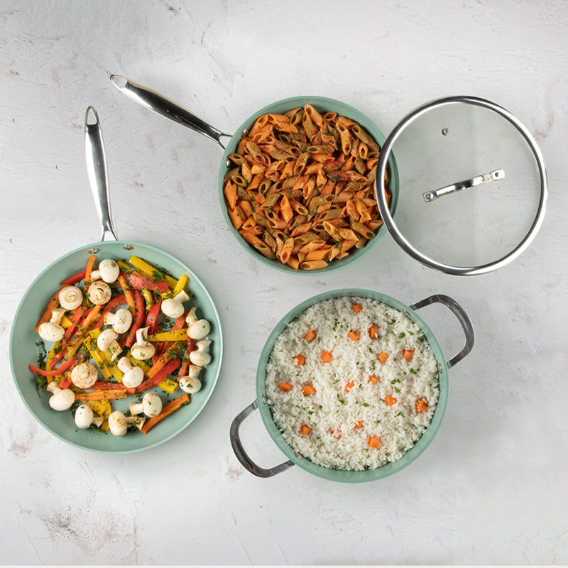 Batería de cocina Jade Chef +Plus 22 piezas