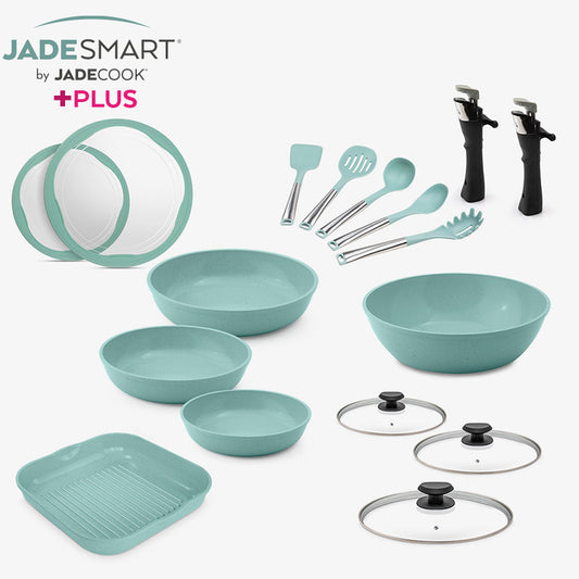 Batería de cocina Jade Smart +Plus 17 piezas