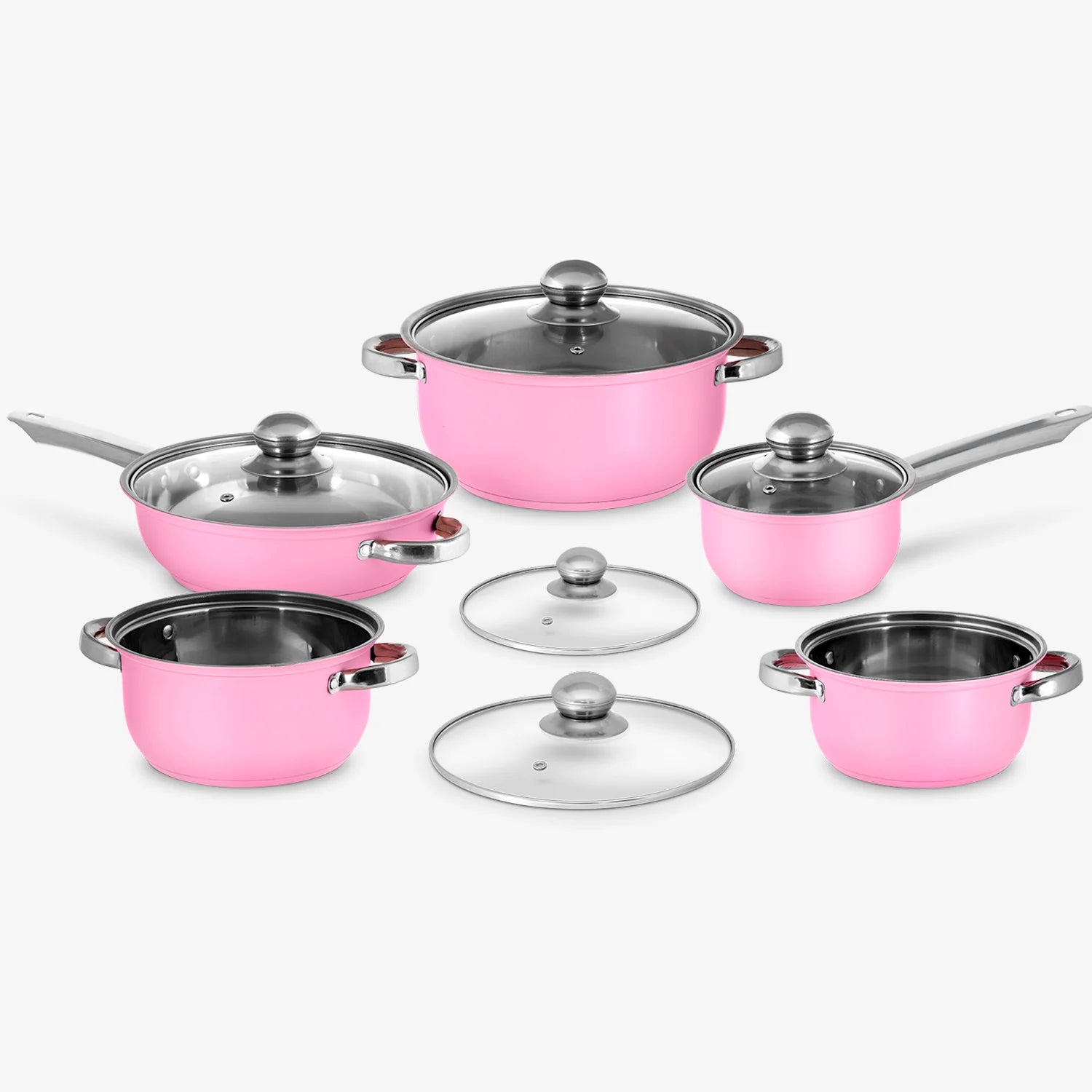 Batería de Cocina Sofía Pink 22 Piezas