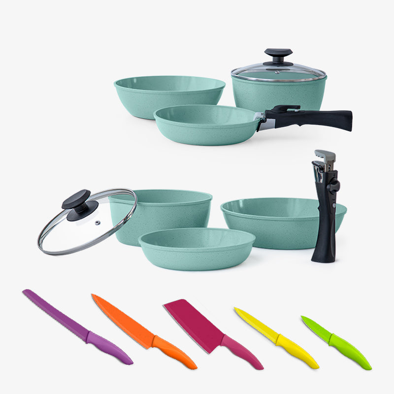 Paquete 2 baterías Jade Smart + Set de Cuchillos Jade Cook