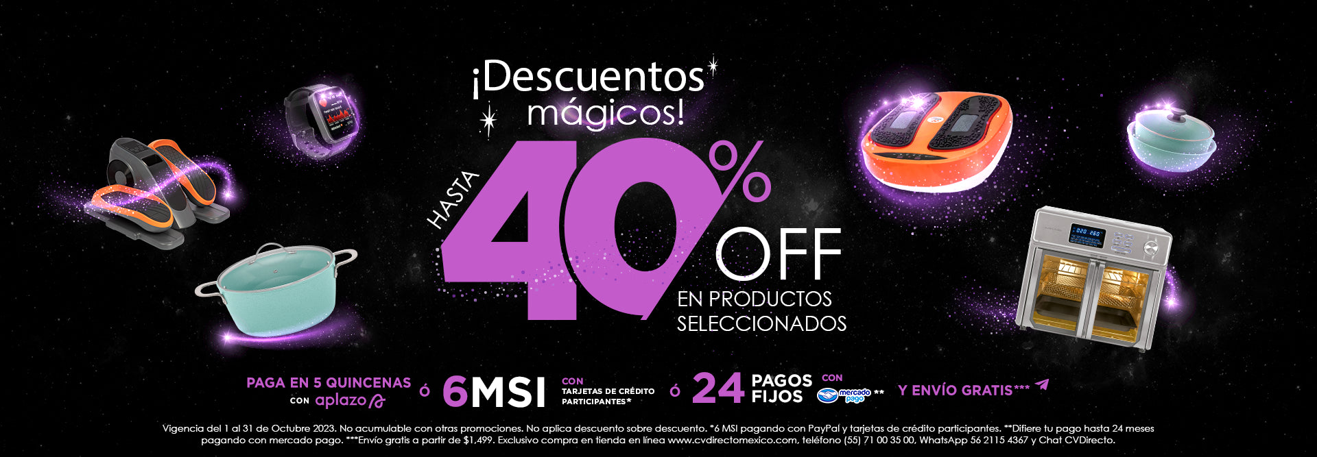 Descuentos mágicos Hasta 40% de Descuento