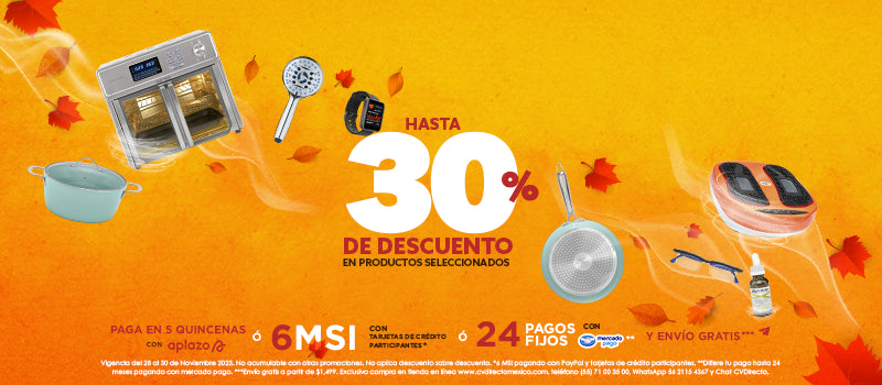 Hasta 30% de Descuento Noviembre