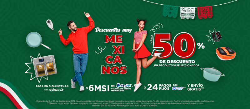 Descuentos muy mexicanos hasta 50% de descuento