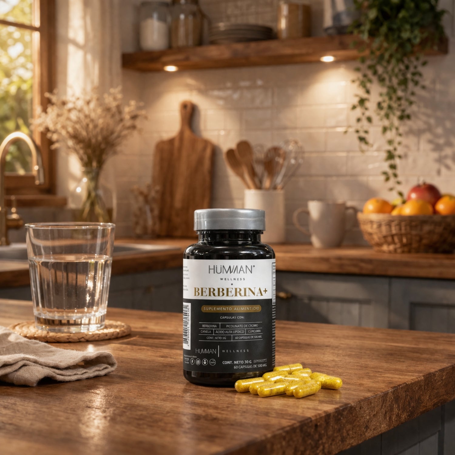 Paquete 2 Hümman Berberina+ | Control de Glucosa y Metabolismo