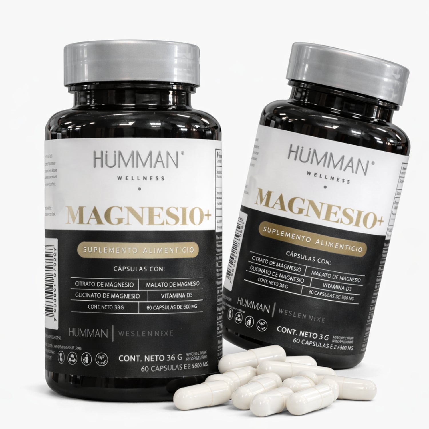 Paquete 2 Hümman Magnesio+ | Relajación y Mejor Sueño