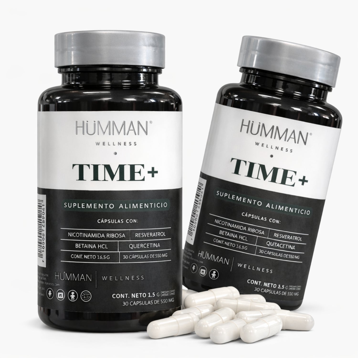 Paquete 2 Hümman Time+ | Energía Celular y Antioxidantes