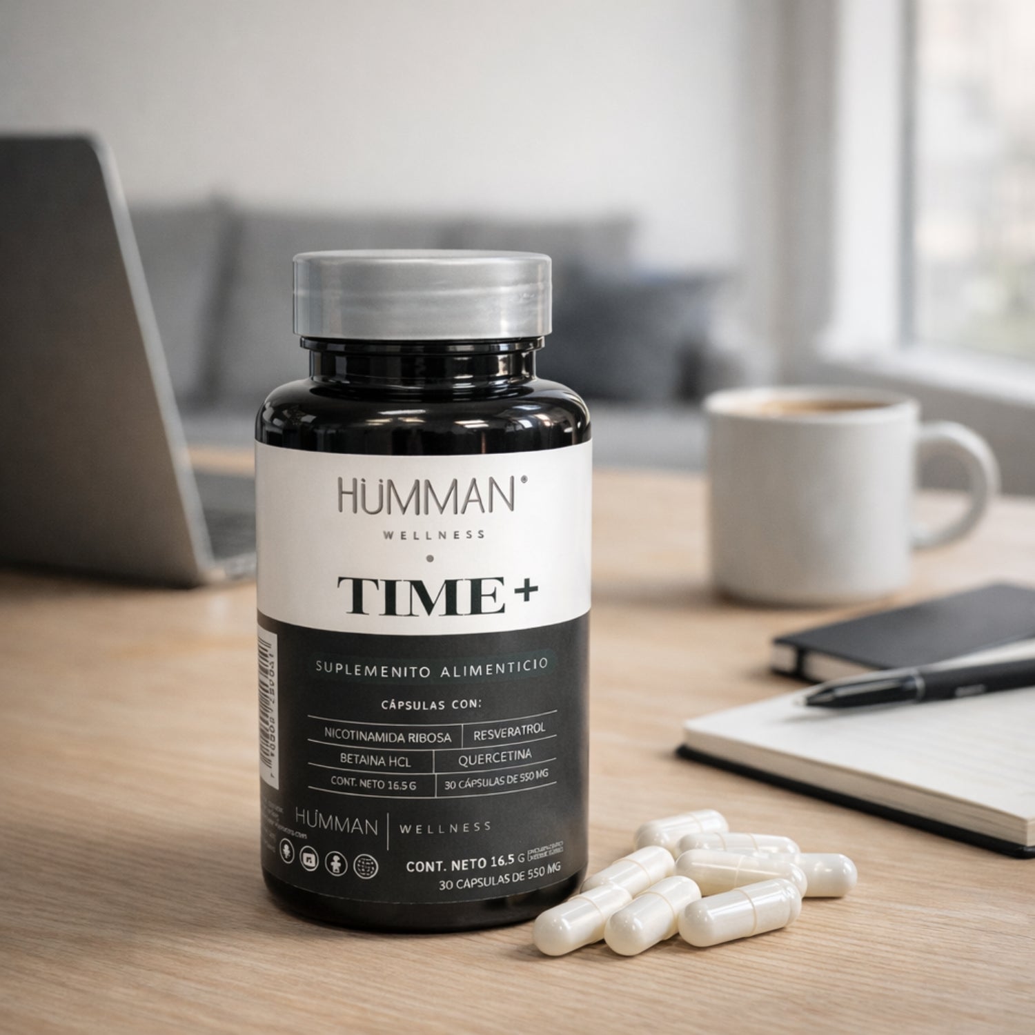 Paquete 2 Hümman Time+ | Energía Celular y Antioxidantes