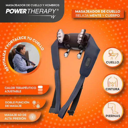 Masajeador de cuello y hombros PowerTherapy