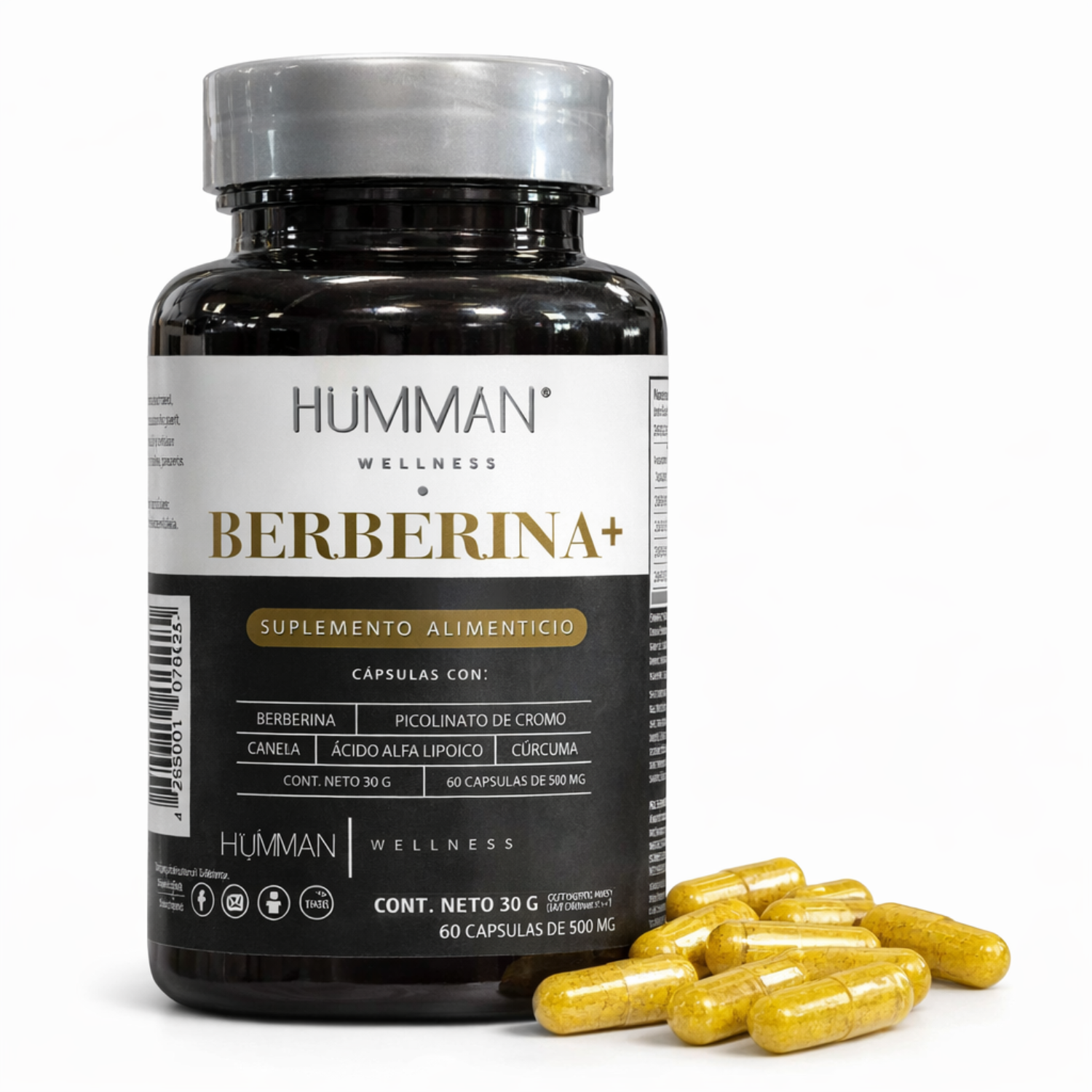 Hümman Berberina+ 60 Cápsulas