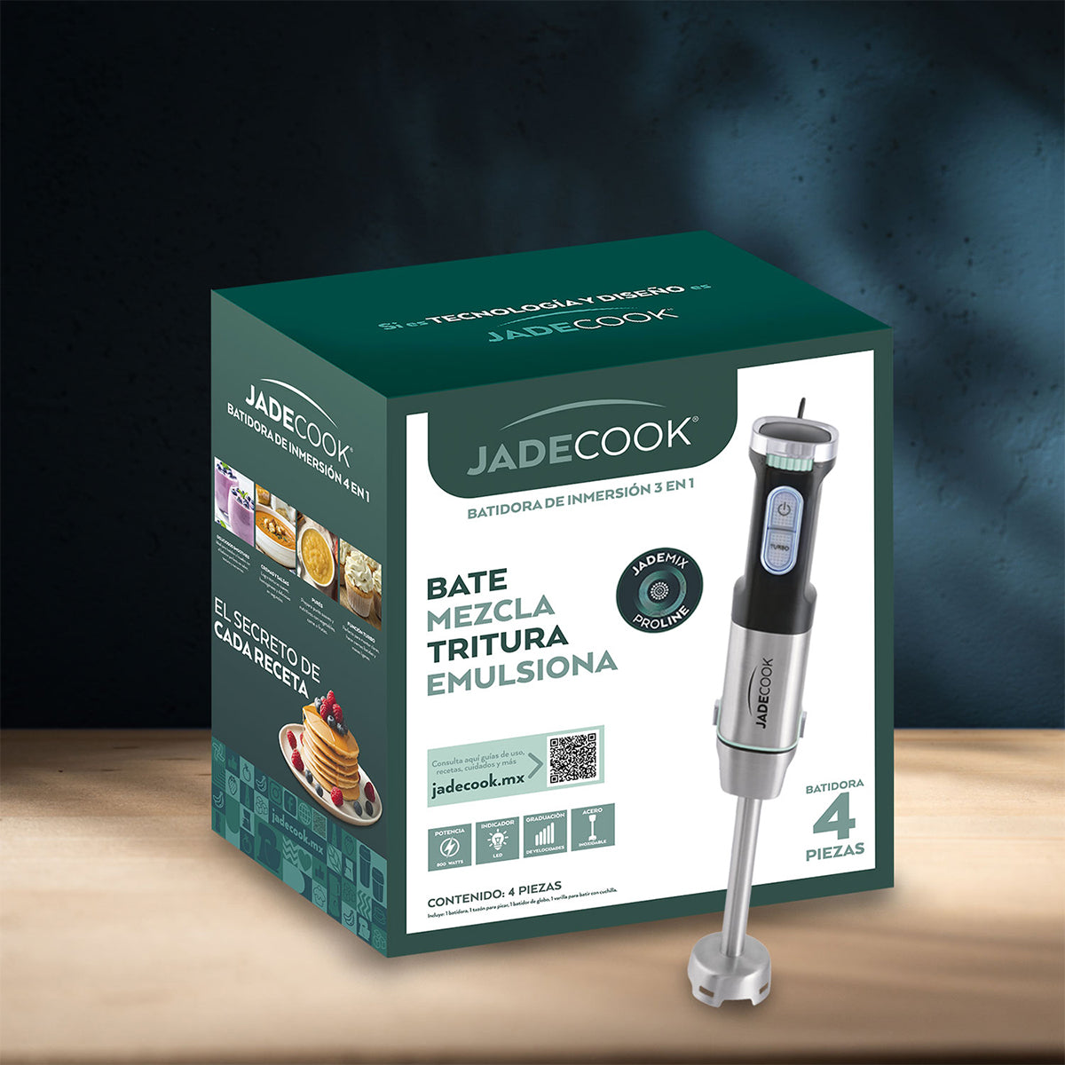 Jade Horno Digital 25 lt + Sofía Ceramic + Batidora de Inmersión + Set de Cuchillos + Set de Utensilios