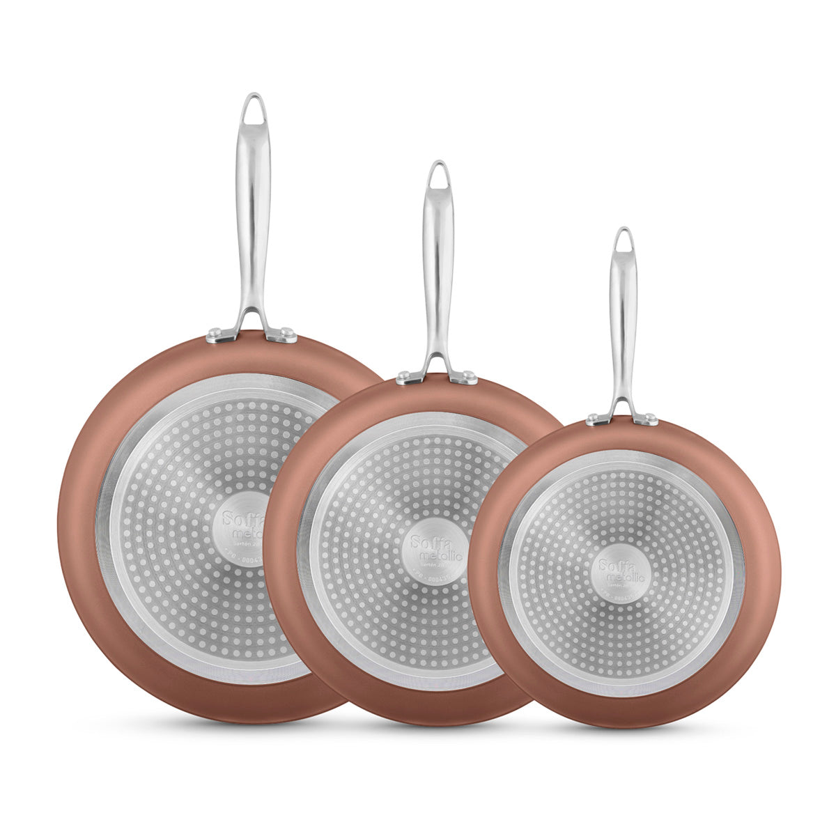 Batería de cocina Sofía Metallic 11pz  Antiadherante