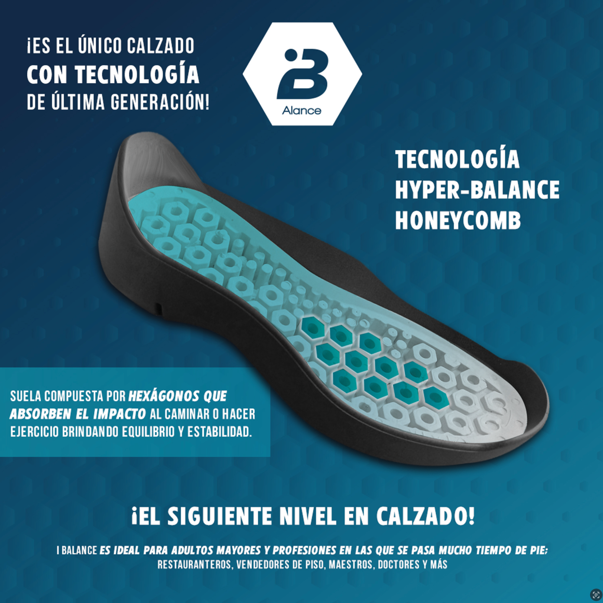 Calzado antiderrapante IBalance Negro