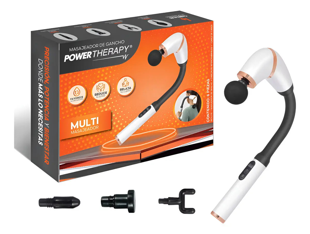Masajeador de percusión en forma de gancho Power Therapy