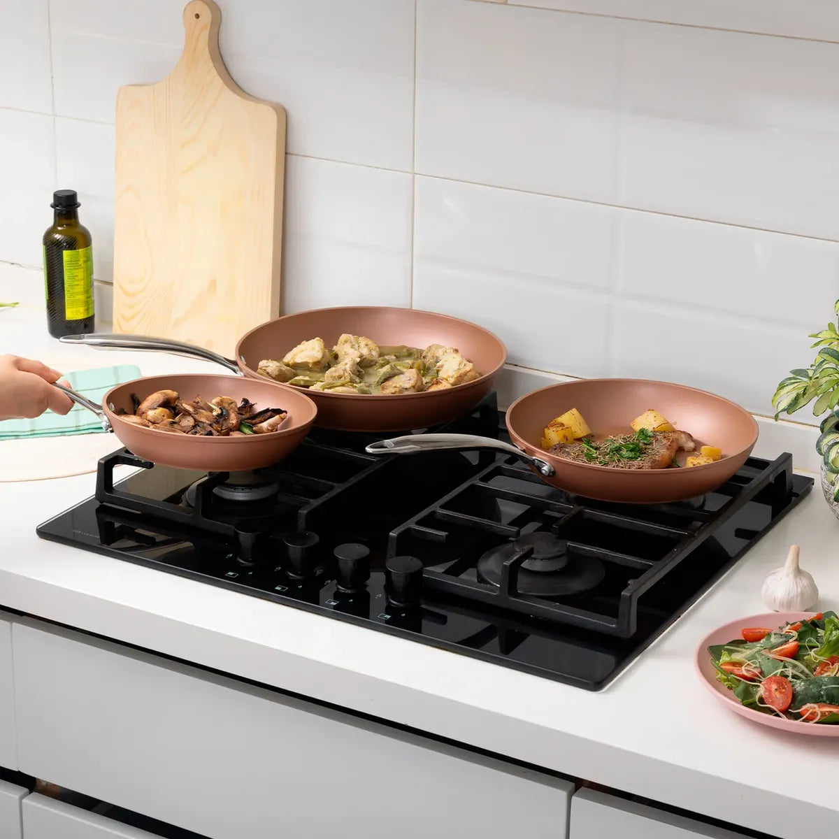 Batería de cocina Sofía Metallic 11pz  Antiadherante