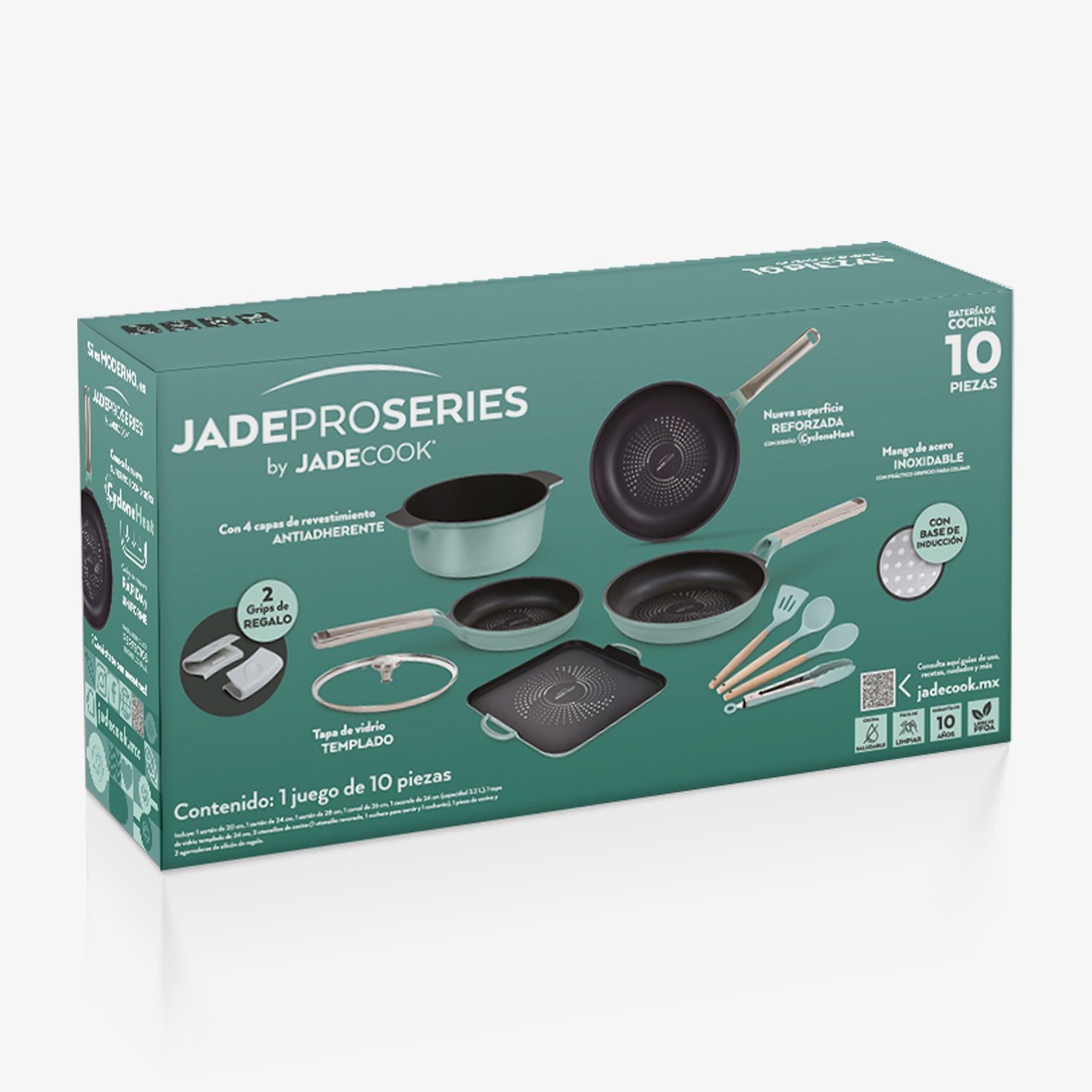 Batería de cocina Jade ProSeries 10 Piezas