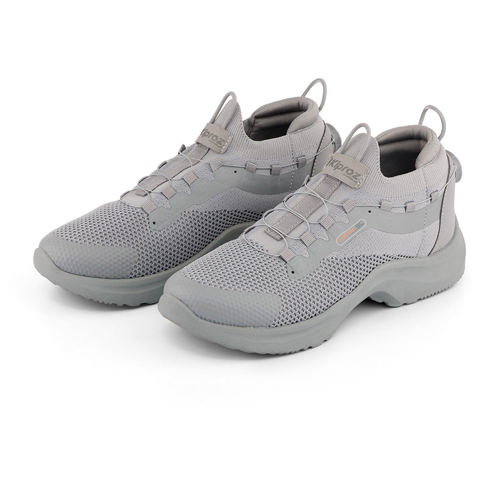 Calzado Antiderrapante KiProz con Tecnología de Cobre Color Gris