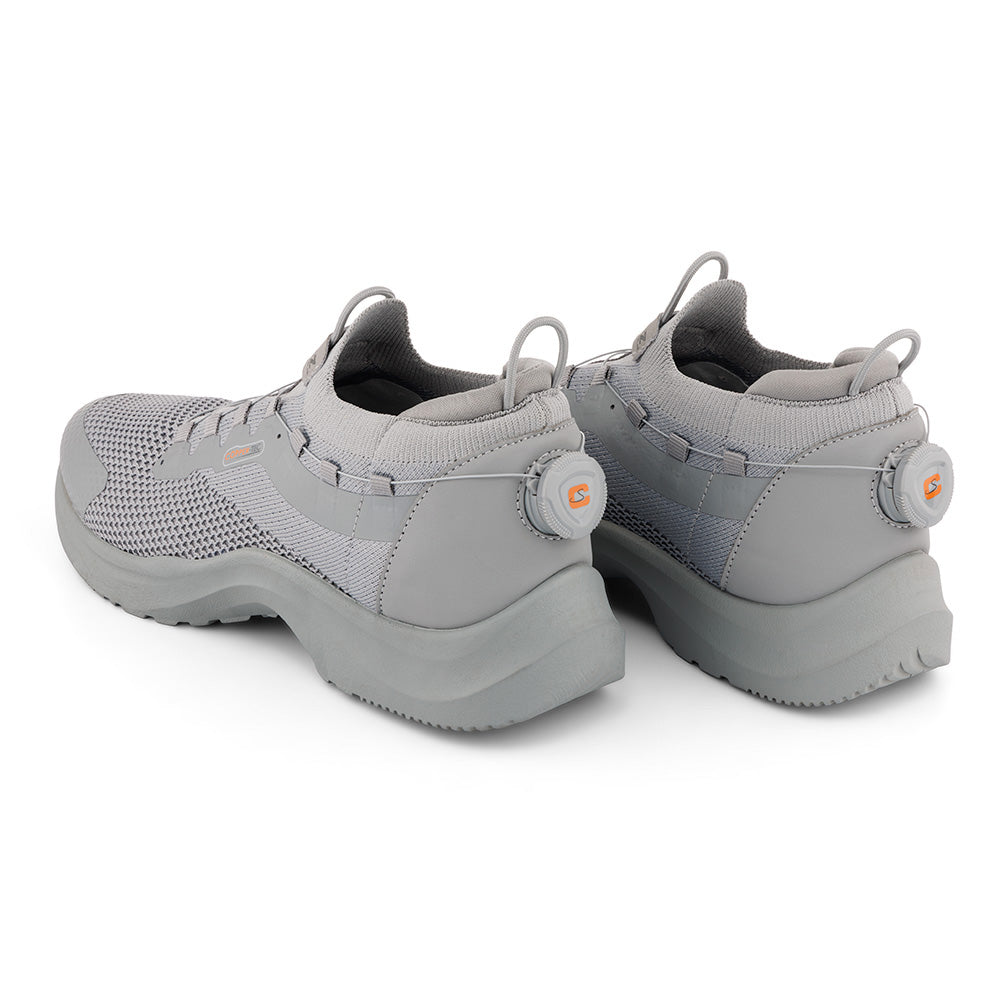 Calzado Antiderrapante KiProz con Tecnología de Cobre Color Gris