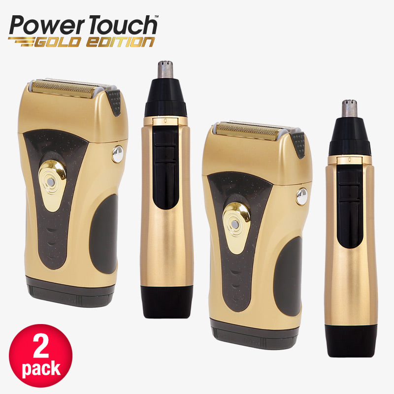 Paquete 2 Rasuradoras eléctricas Power Touch