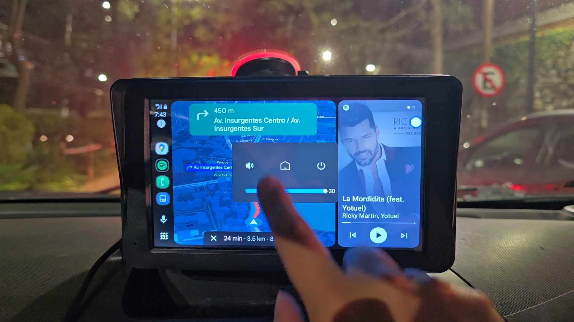 SMART RIDE Pantalla Táctil 7” con Android Auto y Apple CarPlay | TEC EVOLUTION