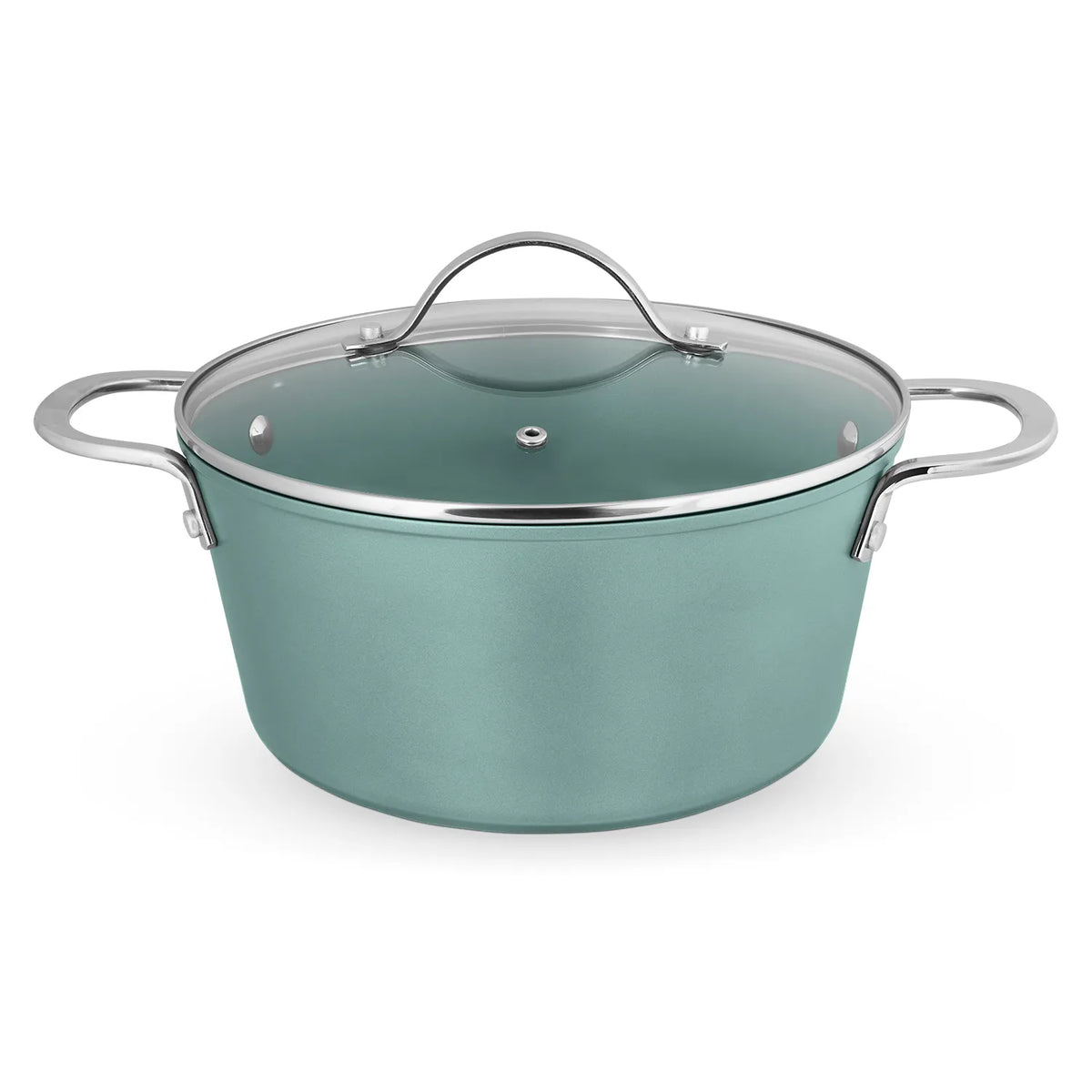 Batería de cocina Sofía Metallic Verde 11pz