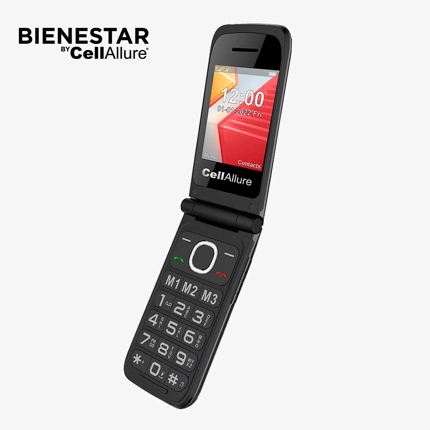 Teléfono celular Bienestar by CellAllure |  Teléfono para adultos mayores
