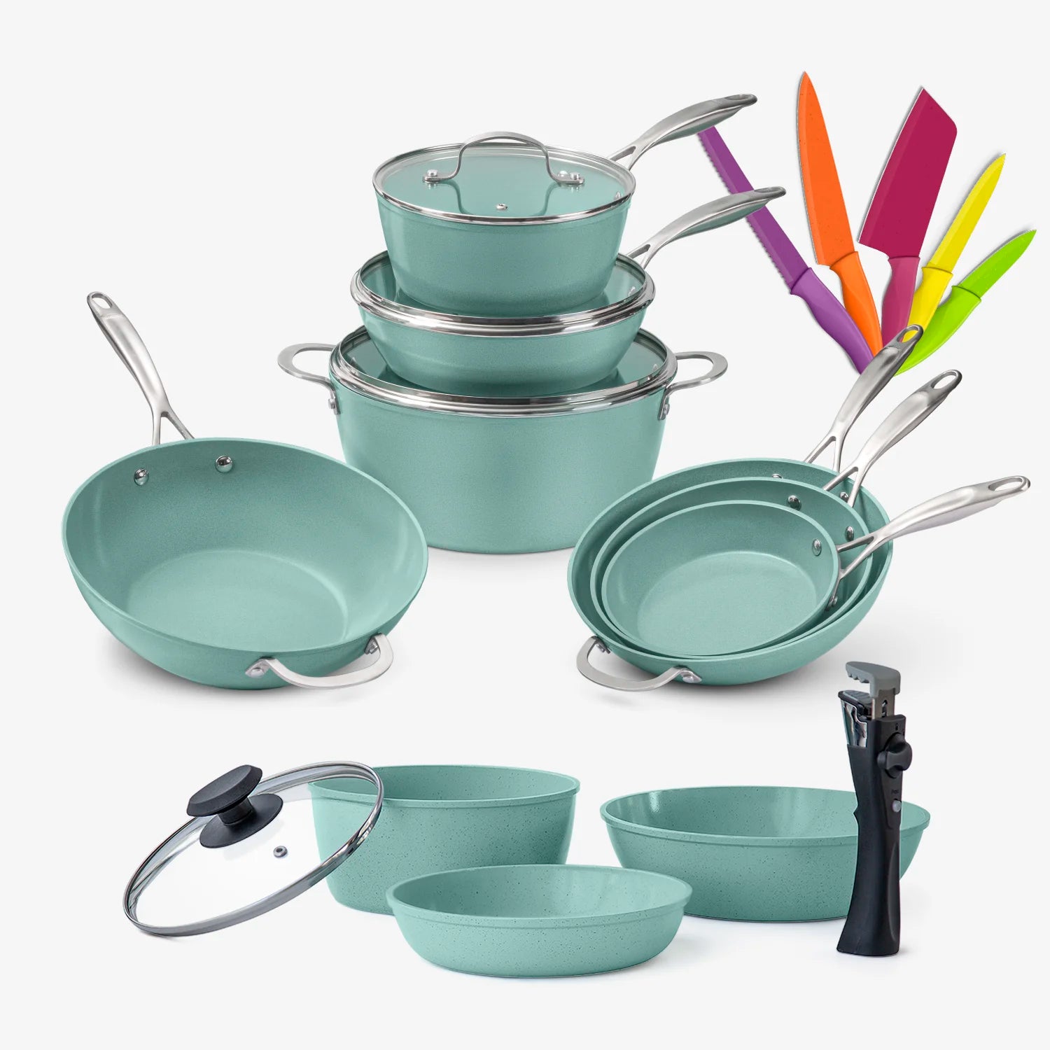 Paquete Batería Jade Chef + Batería Jade Smart + Set de cuchillos 20pz
