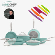 Paquete Batería de lujo Jade Chef + Set de cuchillos -SEP