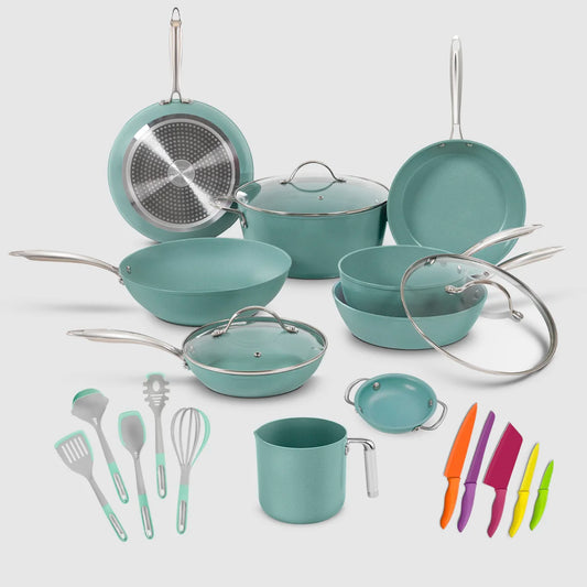 Batería de cocina Jade Chef Plus 22 pz