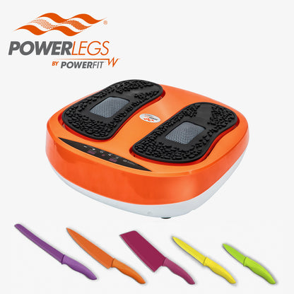 Paquete masajeador PowerLegs + Cuchillos Jade Cook