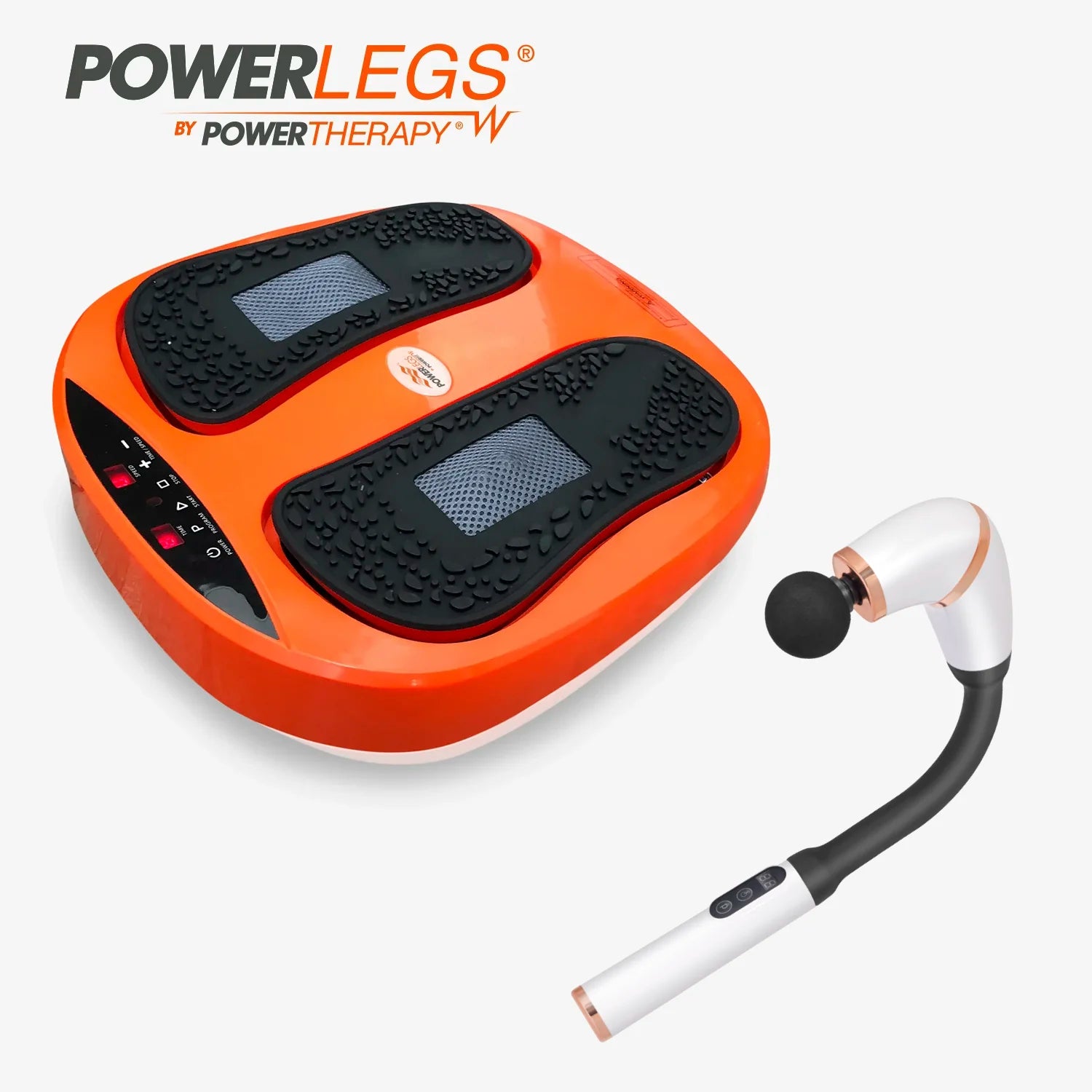 Masajeador eléctrico Power Legs + Masajeador de percusión en forma de gancho