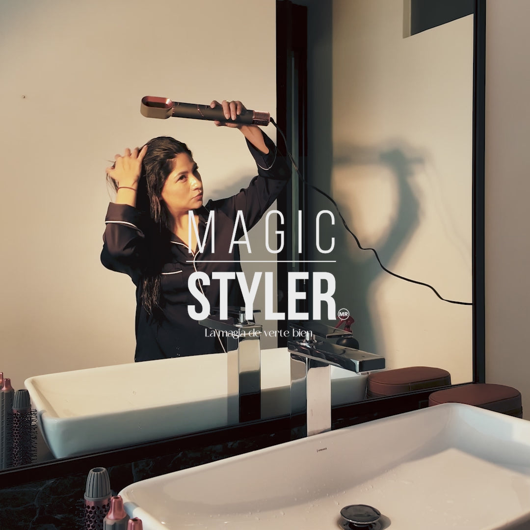 Multi Estilizador Plegable Magic Pro 7 en 1 Rizador, Aliisador y Secadora by Magic Styler