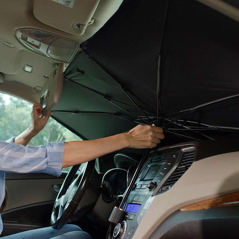 Parasol para carro y paraguas Brella Shade