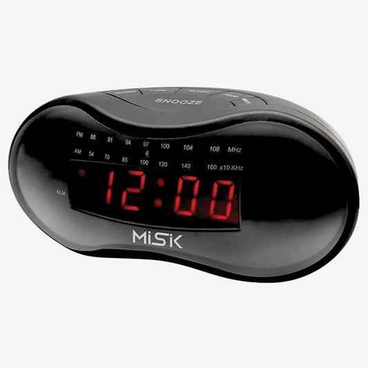 Radio reloj despertador y bocina Aux 3.5 Negromisk -D