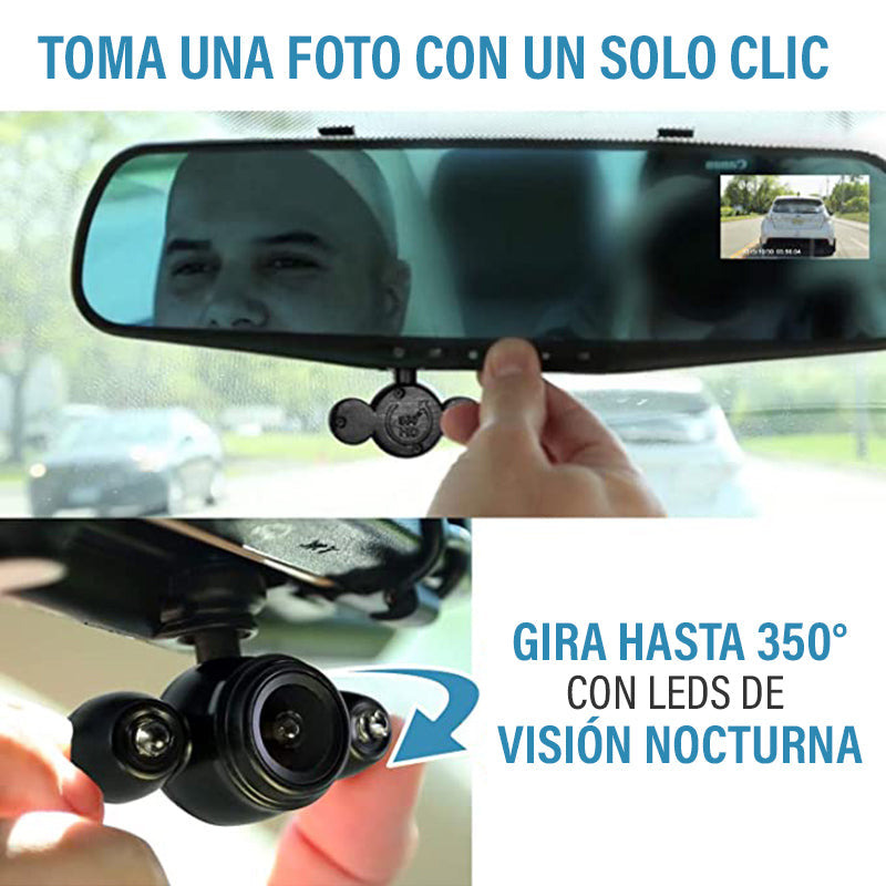 2 Cámaras para auto HD Mirror Cam. - CV Directo
