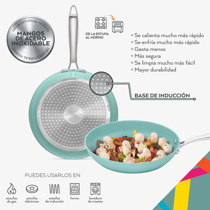 Paquete de 2 Baterías de cocina Jade Cook Nueva Generación - CV Directo