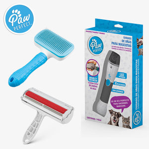 Cortauñas para perros Paw Perfect + cepillo para mascotas y removedor de pelo-D - CV Directo