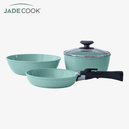 Batería Jade Chef + Licuadora + Cuchillos + Grill - CV Directo